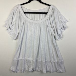 Style & Co White Scoop Neck Top